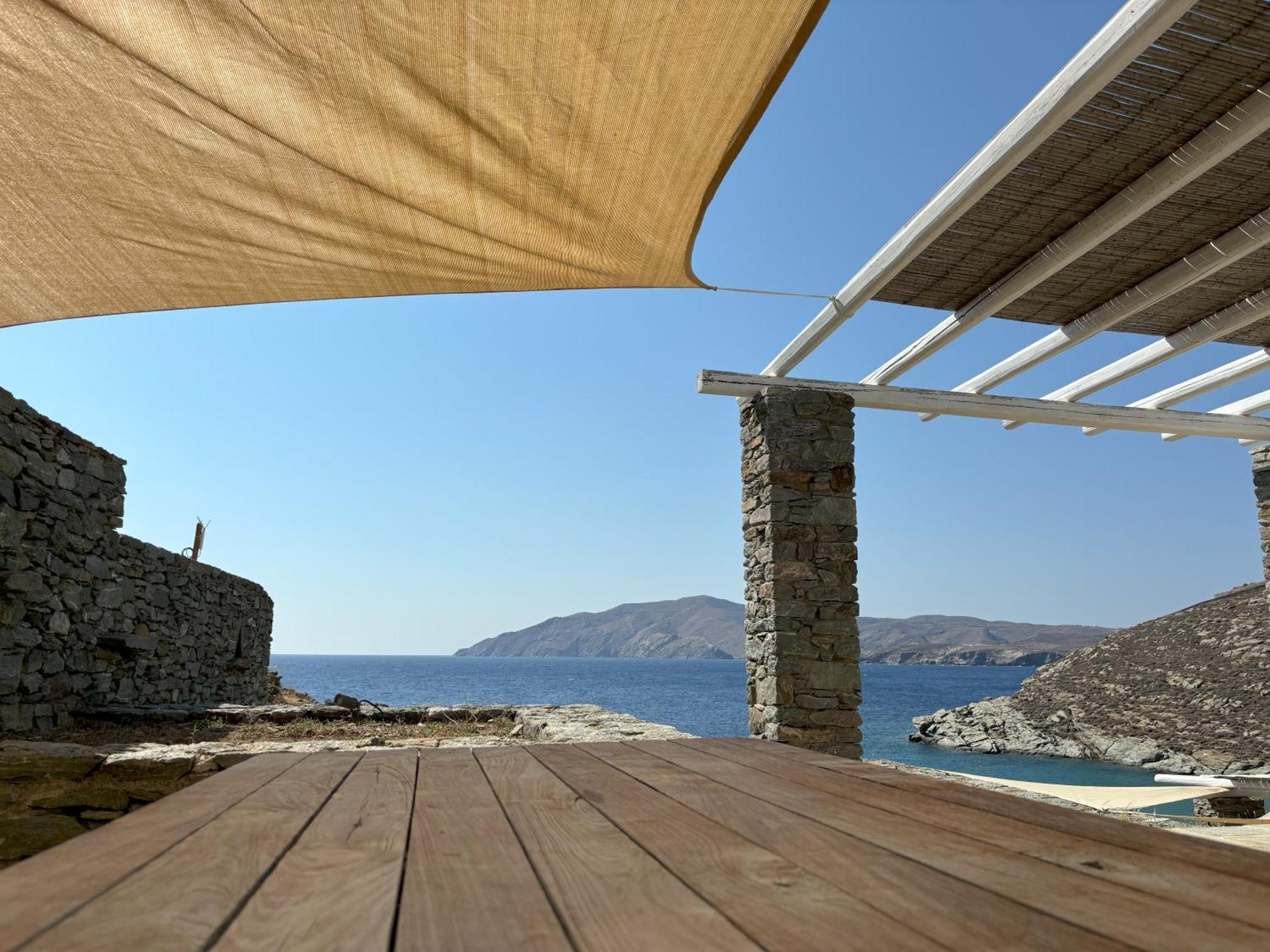 Almyra Yellow Villa Kythnos Luaran gambar